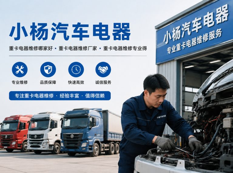 明水县为重卡运输提供电器维修方案
